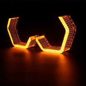 I8v High Brightness 12V Auto Lighting System New Model Car Decoration with Multi-Color Led Angel Eyes - Product Image 3