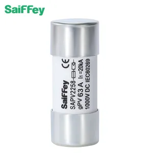 Saiffey 22x58 cc fusibile cilindrico SFPV-2258 32A 1000V solare gpv cartuccia fusibile link