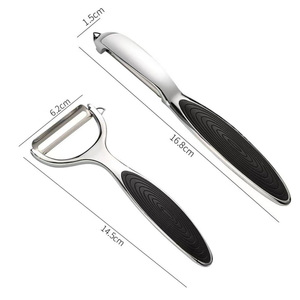 Custom Logo Non-Slip Stainless Steel Food <b>Fruit</b> <b>Peeler</b> Vegetable Chopper Chip Multi-Function <b>Fruit</b> <b>Peeler</b> Kitchen Accessories - Product Image 2