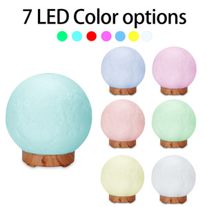 Máy Khuếch Tán Hương Thơm 200Ml Đèn LED Mặt Trăng Để Bàn Với Máy Tạo Độ Ẩm Không Khí Mát Mẻ Máy Khuếch Tán Ánh Sáng 3D Đèn Mặt Trăng - Product Image 2
