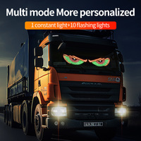 Feu de signalisation LED dynamique « Devil Eye » pour voiture et camion, lampe de signalisation animée, écran d'affichage dynamique, lumière décorative