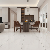 Matériaux de construction Foshan Dalle émaillée polie en porcelaine haute brillance Carrelage de sol en marbre Dubaï 600x1200 Carreaux de sol d'intérieur