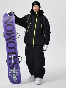 Terranomad 2026 Plus Size Ski Suit 10K Waterproof Oversized Casual Loose Fit Snowboard Set for Big and Tall Men Women <strong>Winter</strong> - Product Image 2