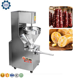 Machine à farcir les saucisses verticale en acier inoxydable avec <span class=keywords><strong>poussoir</strong></span> à saucisses pour usage domestique et restaurant - Product Image 3