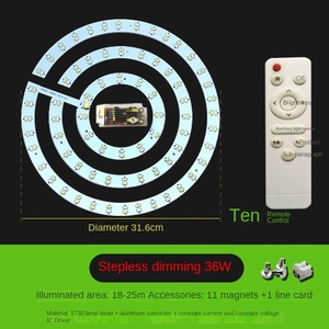 Module LED COB rond 6W blanc chaud 3500K AC 220V éclairage intérieur durée de vie 50000H CRI80 80lm/W dimmable garantie 3 ans - Product Image 6