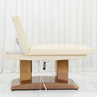 Chaise de pédicure en acier inoxydable doré de haute qualité pour salon de manucure pompe de vidange arrière électrique salon de Massage haute résistance