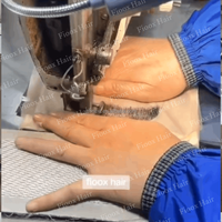 Machine industrielle d'injection de cheveux pour la fabrication de toupets et de prothèses capillaires en PU, avec table et pédale de commande, et machine à coudre pour la pose de cheveux