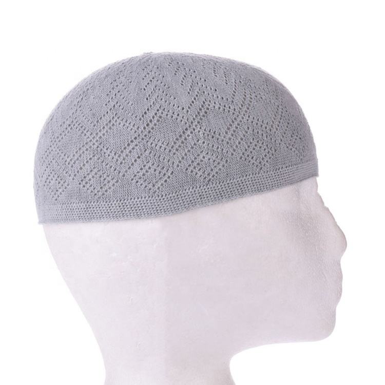 TMISHION Chapeau Musulman Chapeau De Prière Musulman En Tissu De Coton