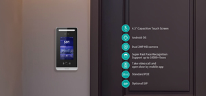 Système de sonnette vidéo intelligente avec reconnaissance faciale, accès multi-unités pour appartements et villas, sonnette IP - Product Image 6