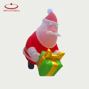 2023 dibujos animados gigantes Navidad al aire libre inflable Papá Noel para decoración al aire libre