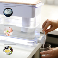Accessoires de cuisine Distributeur d'eau de 27 tasses avec filtre standard sans BPA Dure deux mois ou 40 gallons Élimine les impuretés