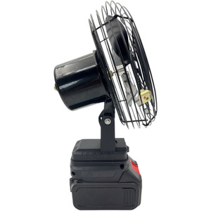 Ventilador Portátil de 8 Pulgadas para Exteriores y Camping, con Batería de Litio Inalámbrica de 18V, Motor con Escobillas, 2 Velocidades, Compatible con Makita/Dayi, para Trabajos de Bricolaje - Product Image 2