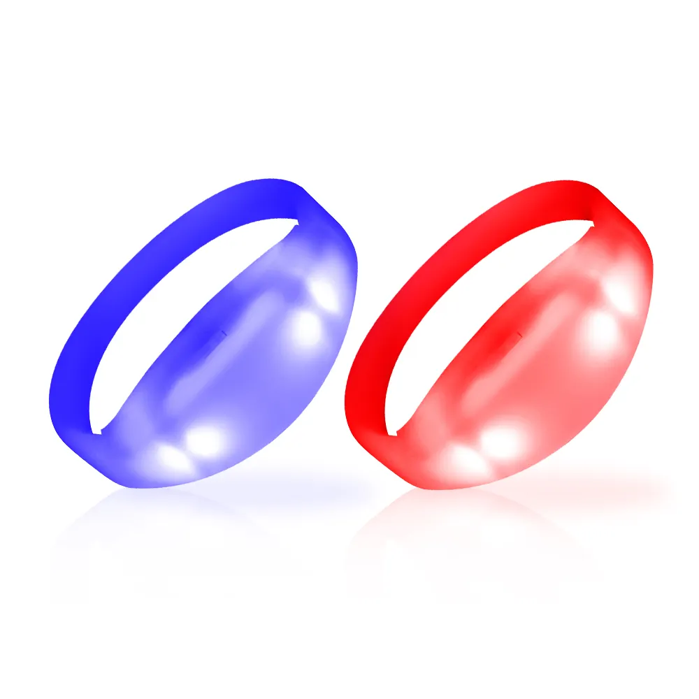 กิจกรรม LED สร้อยข้อมืองานแต่งงาน DMX ตบสายรัดข้อมือเหตุการณ์ส่องสว่าง Pulsera LED อุปกรณ์กิจกรรม