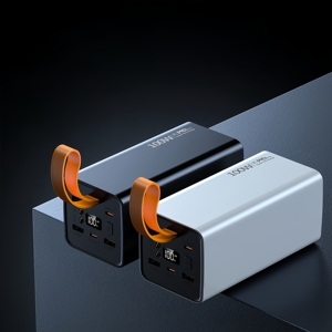 พาวเวอร์แบงค์ความจุขนาดใหญ่ 50000mAh ชาร์จเร็วพิเศษ 65W 100W แบบปรับแต่งได้ พร้อมหน้าจอ LED แสดงผลแบบดิจิตอล พอร์ต USB คู่ 4 ช่อง - Product Image 1