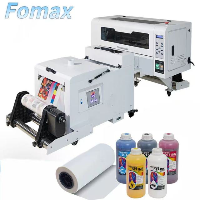 A2 A3 Dtf T Shirt Printer 2 Heads 42 Cm Dtf Printer Set With I3200 Xp600 Print Head With Powder Shaking Machine A2 Dtf Printer