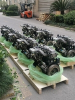 Moteur diesel quatre temps refroidi par eau Isuzu 4JB1T suralimenté, adapté aux machines de génie automobile et maritime