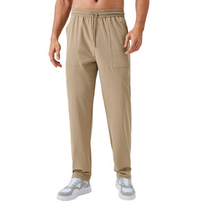 Pantalon long homme JAC22 F657 automne-<span class=keywords><strong>hiver</strong></span>, coupe ample, droit, décontracté, <span class=keywords><strong>pour</strong></span> activités de plein air, course à pied, séchage rapide, entraînement physique, motif uni - Product Image 1