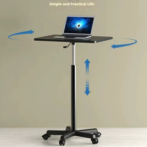 Venta al por mayor de fábrica, suministros de oficina, escritorio móvil para computadora portátil, mesa de oficina ajustable para el hogar - Product Image 3