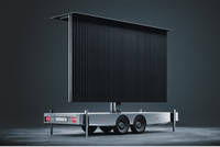 Écran LED personnalisé pour publicité mobile extérieur Écran LED polychrome pour camion Écran LED pour remorque pour la publicité et les road shows
