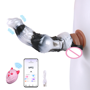 Funda para Pene Inteligente con Control Remoto en Tiempo Real, Moon-Scent Wolf, para Parejas, Estimulador Vibrador para Coqueteo - Product Image 1
