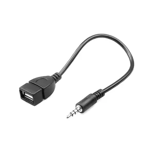 3,5-mm-Audio-AUX-Buchse an USB 2.0 Typ A-OTG-Konverter adapter kabel