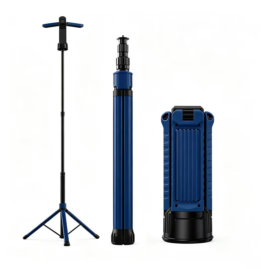 Ultra Long Lasting 6500LM Customizable COB Tripod Worklight 16000mAh Portable IP54 Waterproof 3-Lamp Head Workshop Industrial