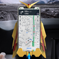 Livraison directe 2024 nouveau design 10W charge rapide capteur intelligent support de chargeur sans fil de voiture pour Gundam Style
