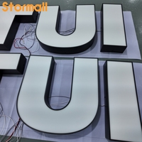 Lettres lumineuses LED 3D personnalisées pour publicité extérieure, enseignes lumineuses pour magasins et entreprises