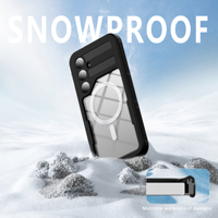 Étui de téléphone étanche professionnel Shellbox, dernier design, haute valeur esthétique, trous précis, anti-traces de doigts, IP68, pour Samsung S24 Plus
