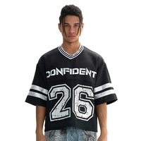 T-shirt en jersey mesh pour homme ETAI, manches courtes, respirant, vêtements de sport, coupe ample, design rétro, en stock avec étiquette