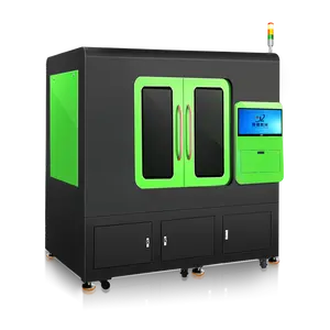 Groot Formaat Plastic Metaal 3d Kristal Fiber Laser Graveermachine Prijs 20W 30W 50W 60W 80W 100W Met Desktop Cnc