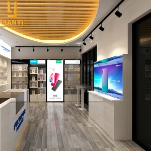 Thiết kế đơn giản điện thoại di động phụ kiện cửa hàng đồ nội thất MDF điện thoại di động cửa hàng truy cập - Product Image 2