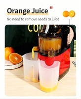 Extracteur de jus à froid avec technologie de séparation efficace de la pulpe, presse-agrumes et légumes grande capacité pour usage domestique