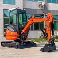 Miniexcavadora para Recuperación de Terrenos Forestales, Venta Directa de Fábrica, con Toldo y Excavadora de Orugas