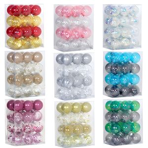 DAMAI 24Pcs Christmas Decoration Balls Shatterproof Colored Transparent Ball for Festival Wedding Home Party Decors <b>Tree</b> Hanging - Product Image 2