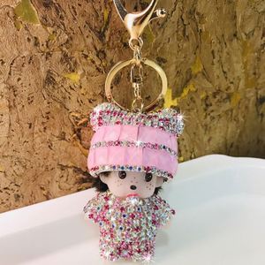 Produits phares : Porte-clés en strass diamant, accessoires mignons pour couple - Product Image 3