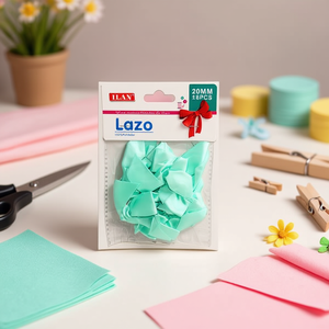 ริบบิ้นสีฟ้าสำหรับงานฝีมือ Ilan Lazo ขนาด 20 มม. 8 ชิ้น - Product Image 3