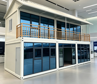 Unité de construction modulaire isolée préfabriquée pour bureau / dortoir du personnel / appartement touristique / réception de projet