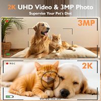 NOUVEAU 2025 Distributeur Automatique 2-en-1 pour Chiens et Chats avec Caméra et Contrôle par APP (4L+5L) – Alimentation et Abreuvement
