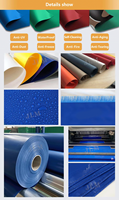 Bâche en PVC à haute résistance à la déchirure, ignifuge, flexible, industrielle, bâche en PVC, toile en PVC pour le transport