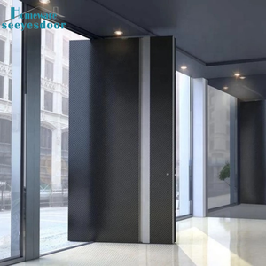 <span class=keywords><strong>Puerta</strong></span> Pivotante <span class=keywords><strong>de</strong></span> Aleación <span class=keywords><strong>de</strong></span> Aluminio <span class=keywords><strong>de</strong></span> Diseño Moderno Seeyesdoor con Superficie Acabada para Uso Exterior en Villas y Apartamentos - Product Image 2