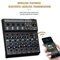 STABCL ST-4M Amplificateur de puissance 4 canaux, console de mixage audio professionnelle pour performances familiales privées et KTV