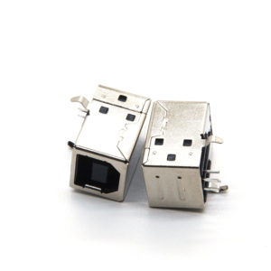 Connecteur USB carré de haute qualité, prise USB-B femelle de type D, connecteur femelle à 90 degrés pour soudure sur circuit imprimé, pour données d'imprimante - Product Image 4