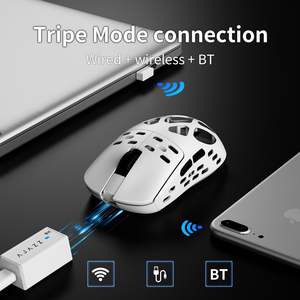 <span class=keywords><strong>Souris</strong></span> de jeu sans fil AJAZZ AM3 Pro Tri-Mode PAW3950 30000 DPI 49g Ultra-légère en alliage de magnésium RGB programmable - Product Image 4