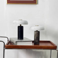 Nouvelle lampe de table en marbre vert pour salle de lecture ou chambre à coucher