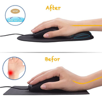 Repose-poignets en gel personnalisé en PVC, design confortable, tapis de souris pour ordinateur de bureau et ordinateur portable