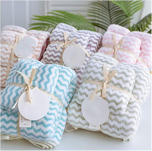 Custom Logo Knitted Disposable Microfiber <b>Bath</b> <b>Towel</b> <b>Set</b> Compressed Eco-Friendly Quick Dry Luxury Custom Printing 70x140 Bulk - Product Image 2