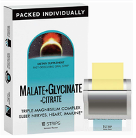 Bandelettes de glycinate de magnésium à dissolution rapide et portable pour le sommeil et le soulagement du stress – Fabrication OEM, vente en gros, dissolution instantanée