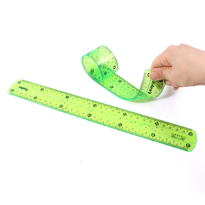 Foska trở lại trường học bán buôn Nhà cung cấp 30/60 và 45/90 tam giác Cai Trị hình học Toán thước đo góc uốn cong Cai Trị 30 cm nhựa - Product Image 2