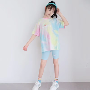 <span class=keywords><strong>ชุด</strong></span>กีฬาแขนสั้นลายเชอร์รี่สำหรับ<span class=keywords><strong>เด็ก</strong></span> <span class=keywords><strong>ชุด</strong></span>กีฬาลำลองสบาย ๆ สำหรับ<span class=keywords><strong>เด็ก</strong></span>ในฤดูร้อน - Product Image 5